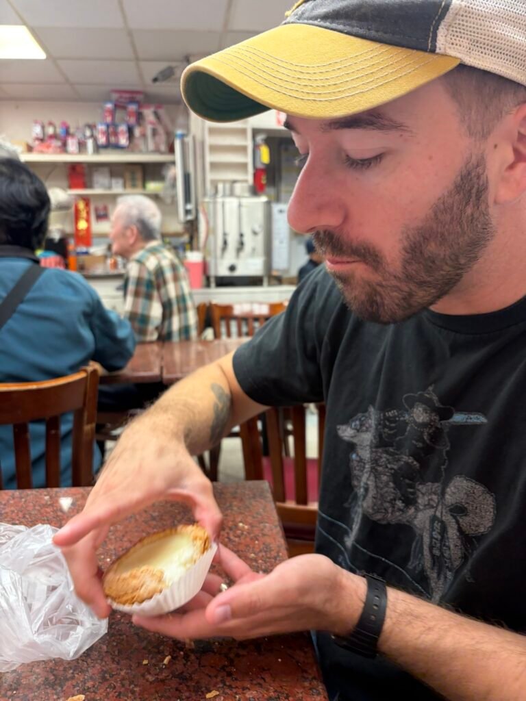 Family enjoying pastries at AA Bakery and Cafe San Francisco